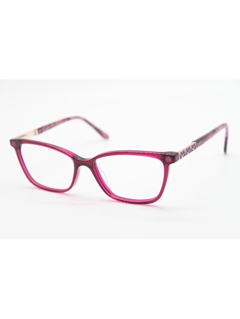 NEW ANN TAYLOR AT351CP C03 PURPLE GOLD AUTHENTIC EYEGLASSES 54-15